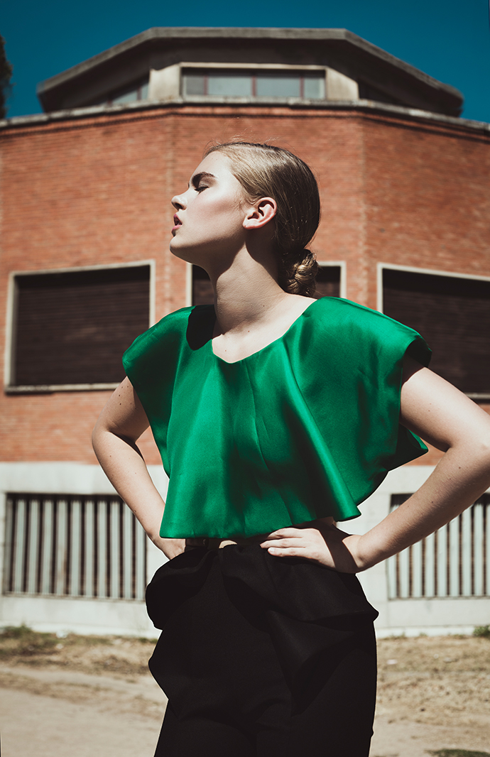 Top & pants: “ Amaya Arzuaga”