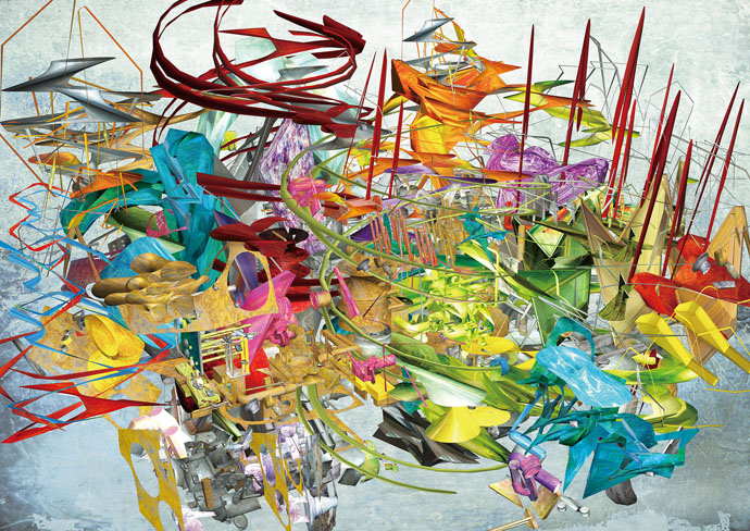 RyotaMatsumoto_Those Who Affirm the Spontaneity of Every Event_Mixed Media_33inx47in