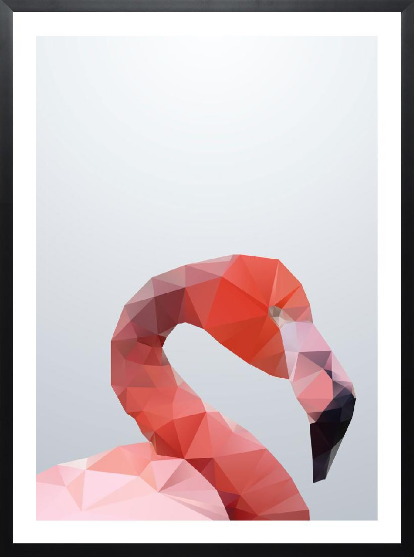 Geo-Flamingo-Three-Of-The-Possessed-Framed-Art-Print-31