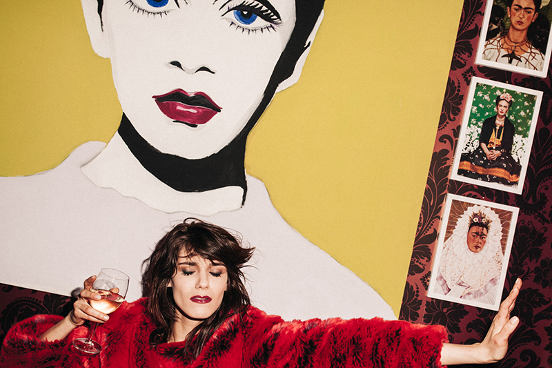 Faux Fur sweater: Au Jour Le Jour