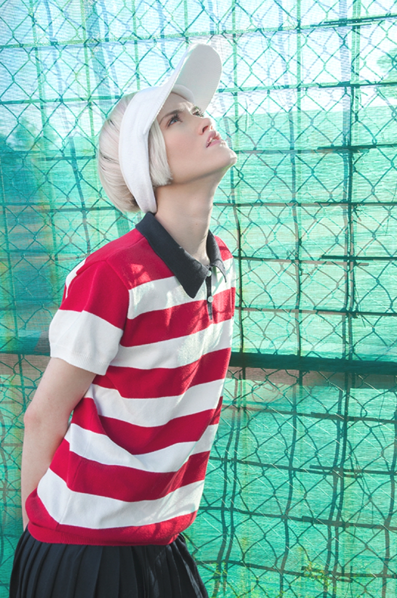 Polo: Tommy Hilfiger, Skirt: H&M, Socks: Adidas, Hat: Nike, Shoes: Adidas