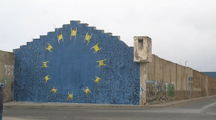 EU border wall in Morocco