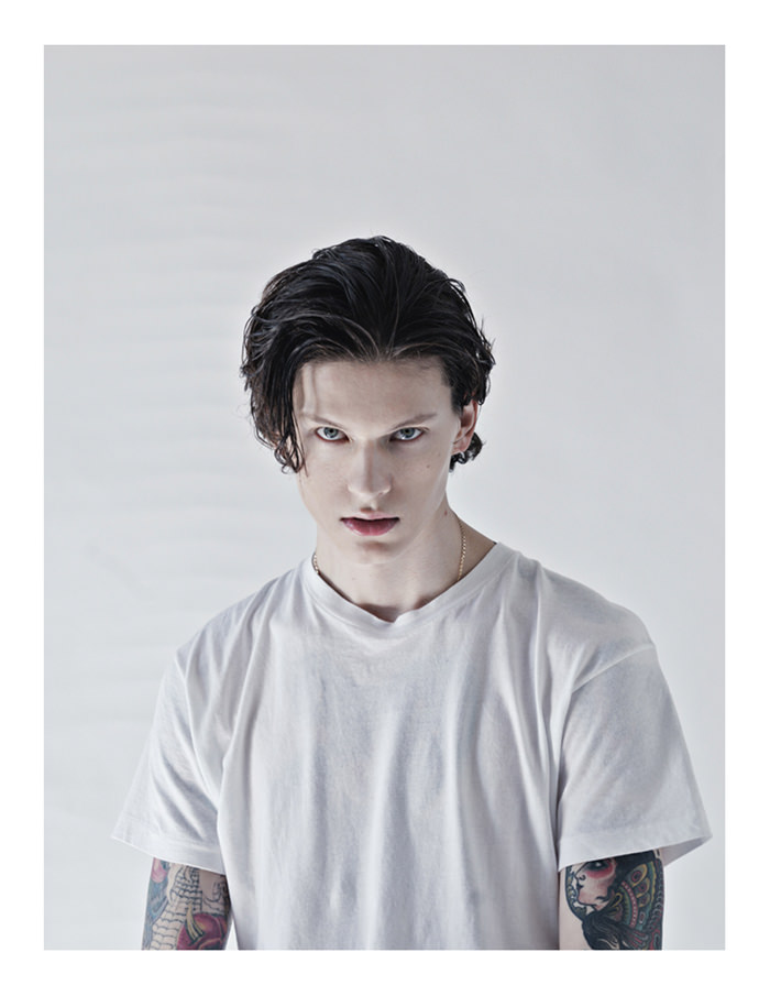 JOE is wearing  Shirt and chain - artists own 