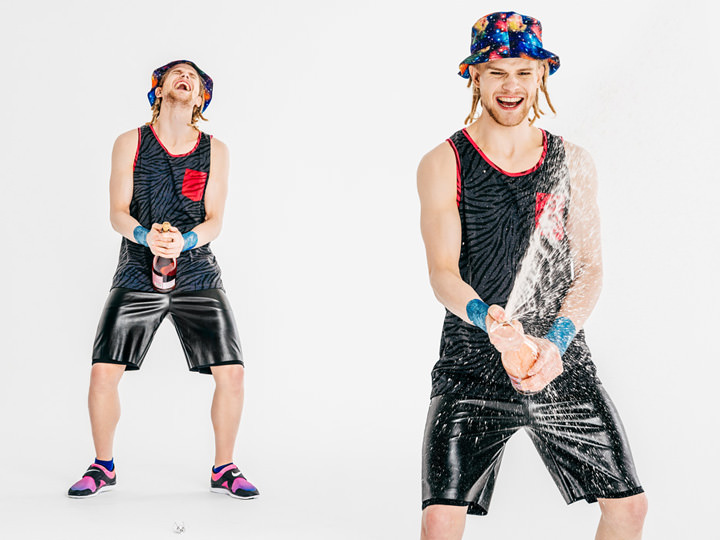 Shorts: Male-Me / top: destruct / wristbands: CollarMe / shoes: Nike/Sizeer / cap: Kethos