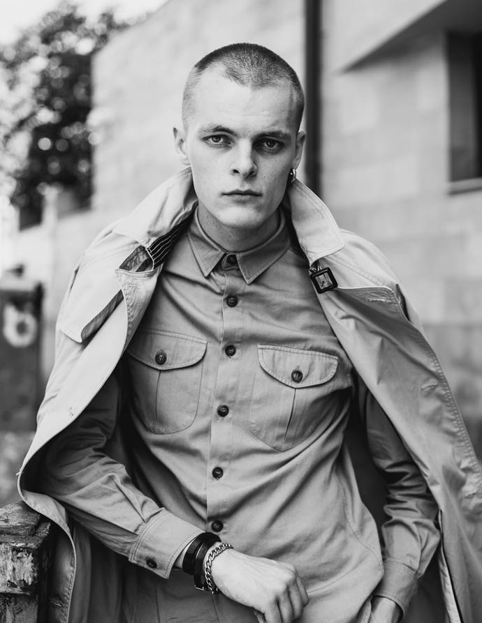 Shirt - Topman, Raincoat - Burbbery