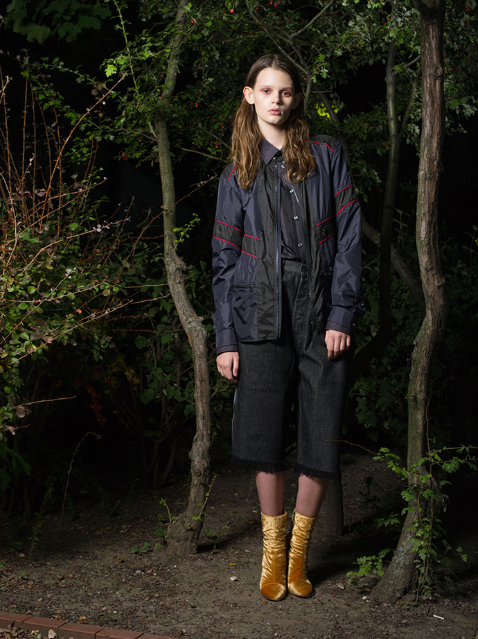 Shirt: Brioni - Jacket: Diesel Black Gold Men - Shorts: Kenneth Izedonmwen - Shoes: Dries Van Noten