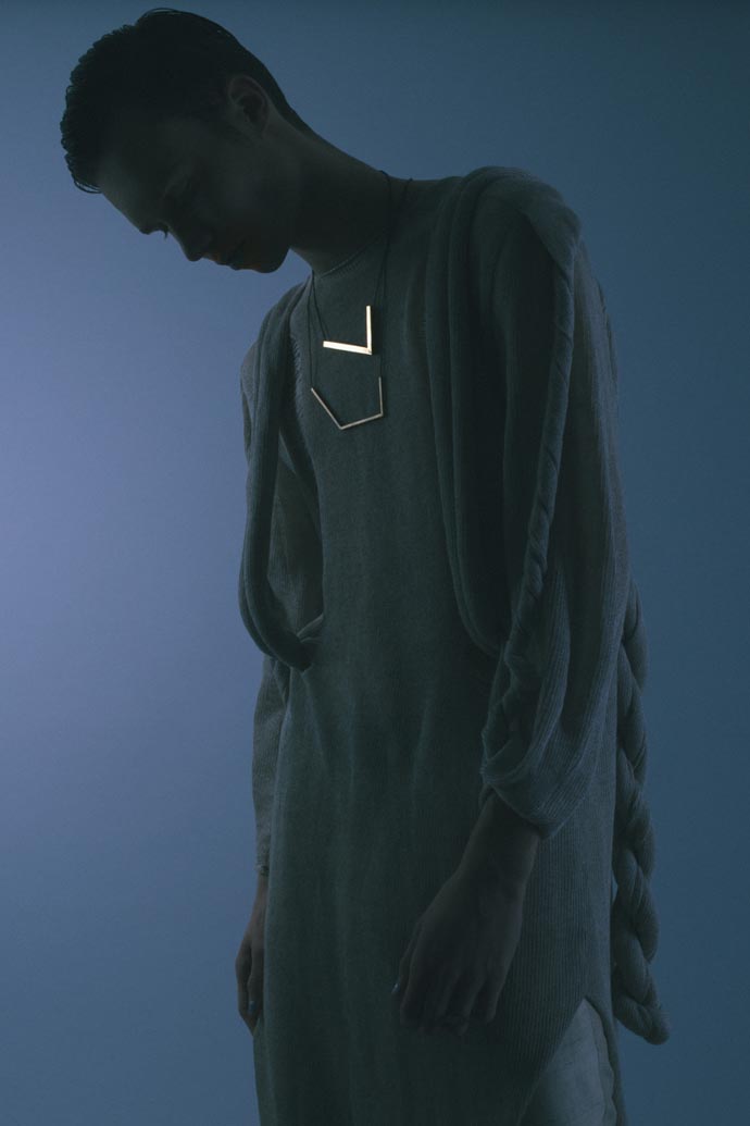 Dress by Altinstark Necklaces by MYRRH Jewellery