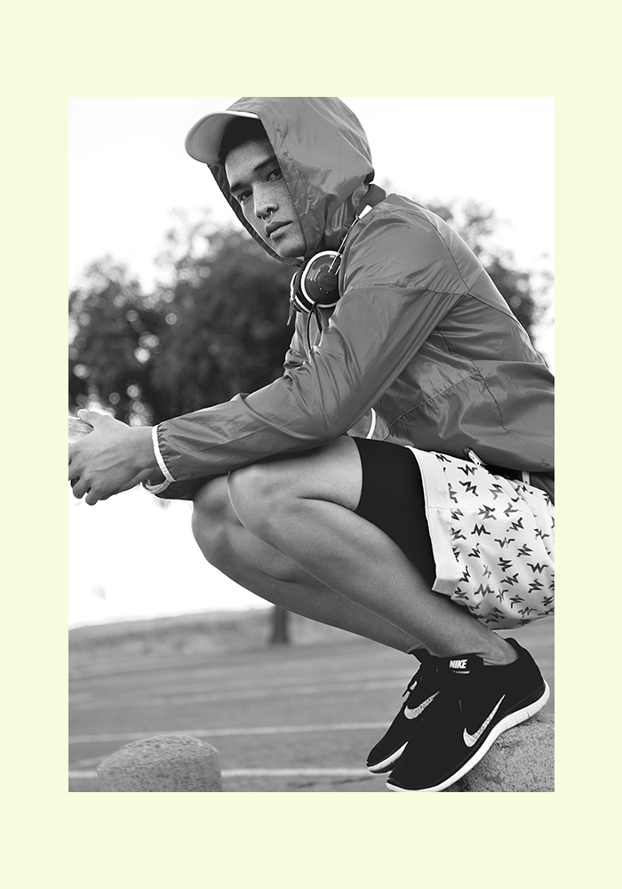 Cap: POL Sweatshirt: Adidas T-shirt: Manderlay Shorts: Manderlay Leggins: H&M Sneakers: Nike