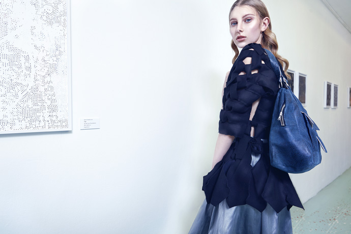 top Milk skirt Pia Mia bag ROEE shoes Natalie Rox