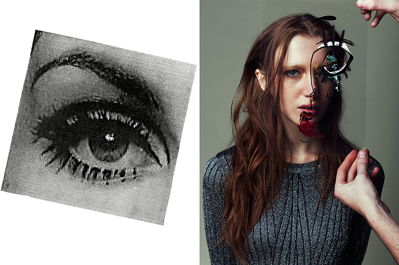 Silver knit dress - Topshop