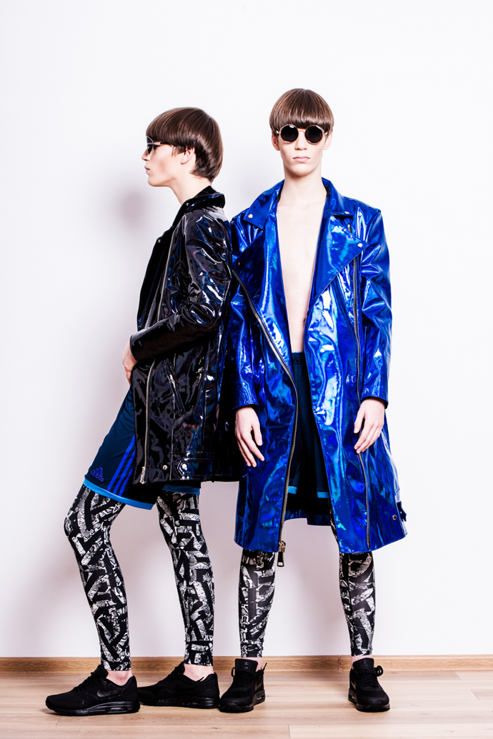 coats: Klaudia Markiewicz, shorts: Adidas, shoes&leggins: Nike/Sizeer