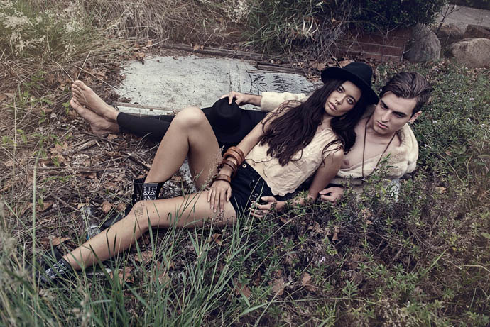 Maya is wearing- Outfit Vintage, Hat- Miss Shop, Jewellery- The Regal Woods, Sam is wearing- Jacket- vintage, Necklace- SJ Dynasty