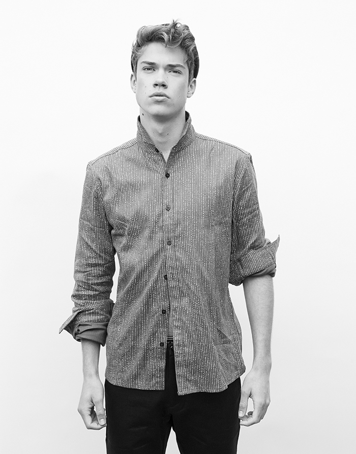 Shirt: Misericordia, Pants: Maison Kitsune 