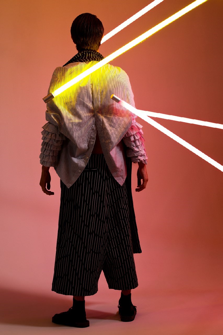 Shirt and Overall Mario Keine, Socks Falke, Sliper Birkenstock