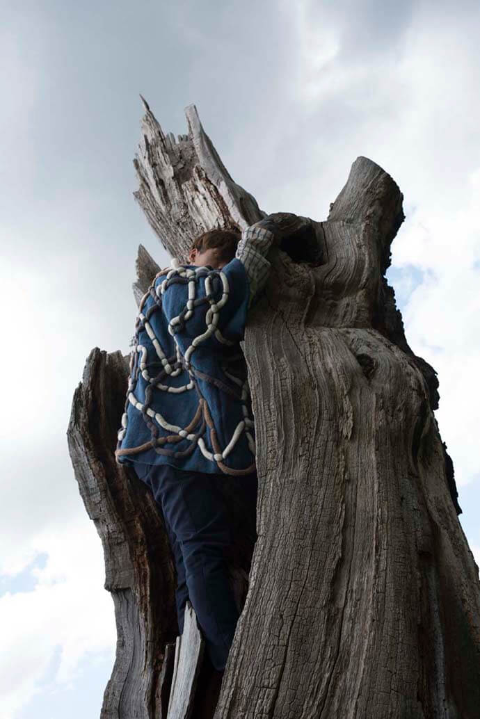 Jumper and Trousers by Laura Kalnina