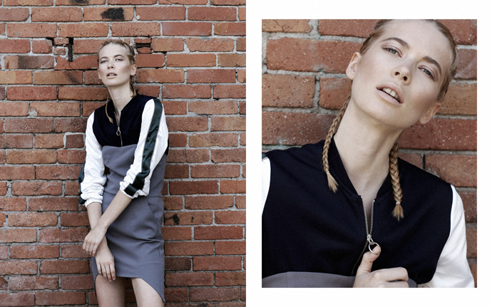 Klara - Dress Aisha Quo et Ventus, Bomber Jacket Zara 