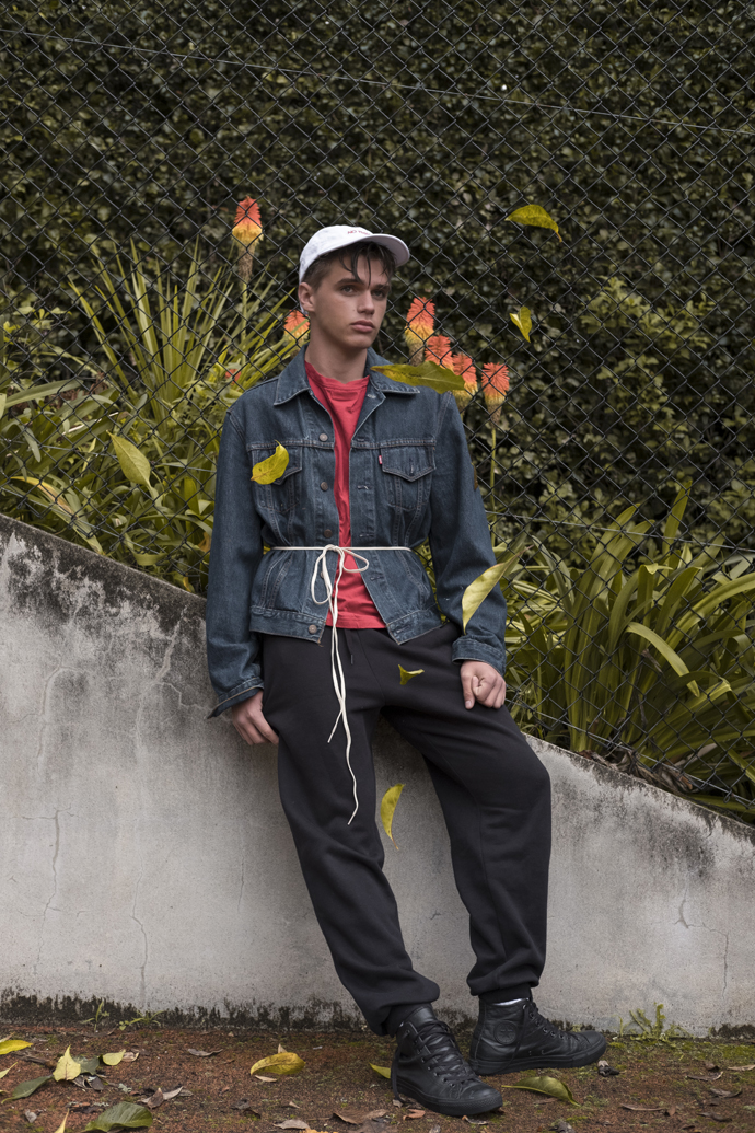 Cap: Forty Thieves Jacket: Levis Pants: Puma Shoes: Converse