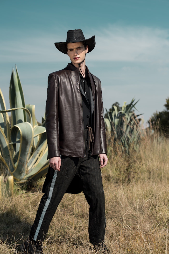 Leather Jacket - Naked Ape Tail Coat - Zara Trousers - Pilgrim Clothing Shoes - Jeep Footwear 