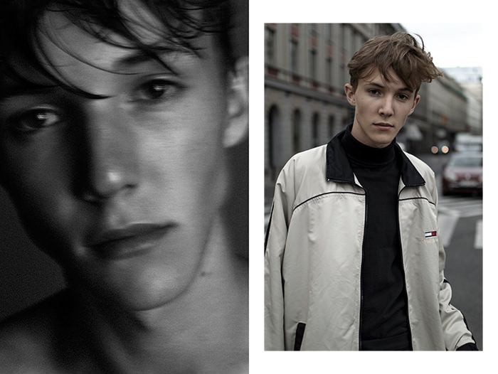 Tommy Hilfiger jacket, Zara turtleneck pullover 
