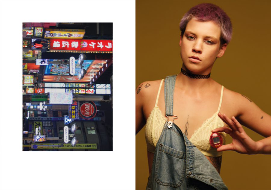 bra: Urban Outfitters jumpsuit: model’s own