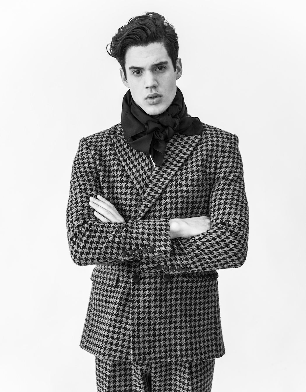 Suit & Scarf: Dimitris Petrou