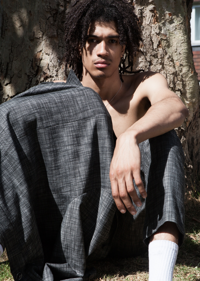 Jacket & trousers- CMMN SWDN Menswear FW16 Eyevan glasses FW16