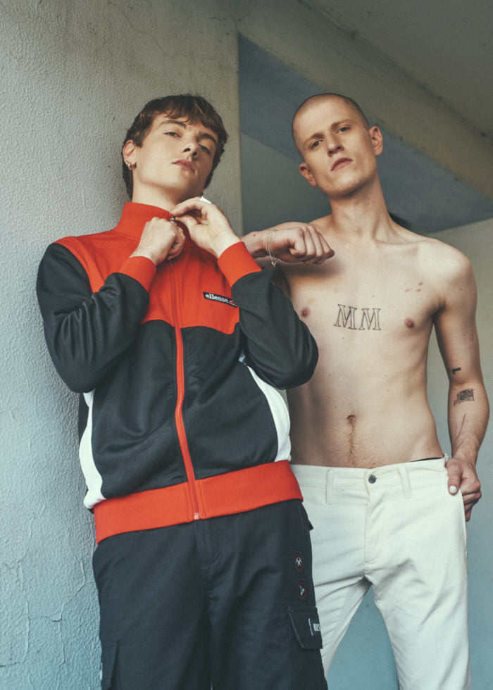 Tracktop: Ellesse Trousers: Billionaire Boys Club Chains: Emma Brie
