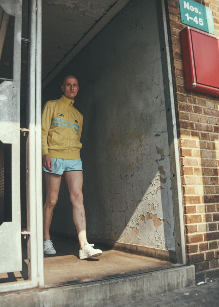 Tracktop: Ellesse Shorts: Ellesse Shoes: Garment Project