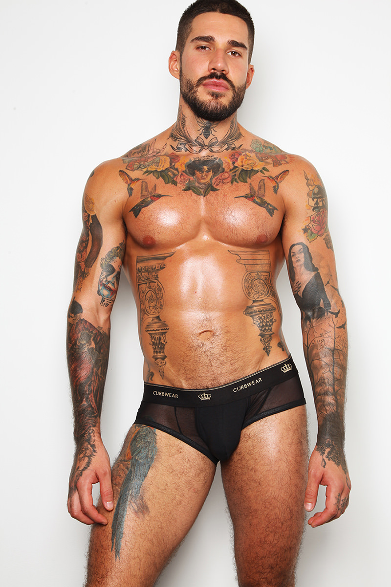Curbwear Black Crown Brief