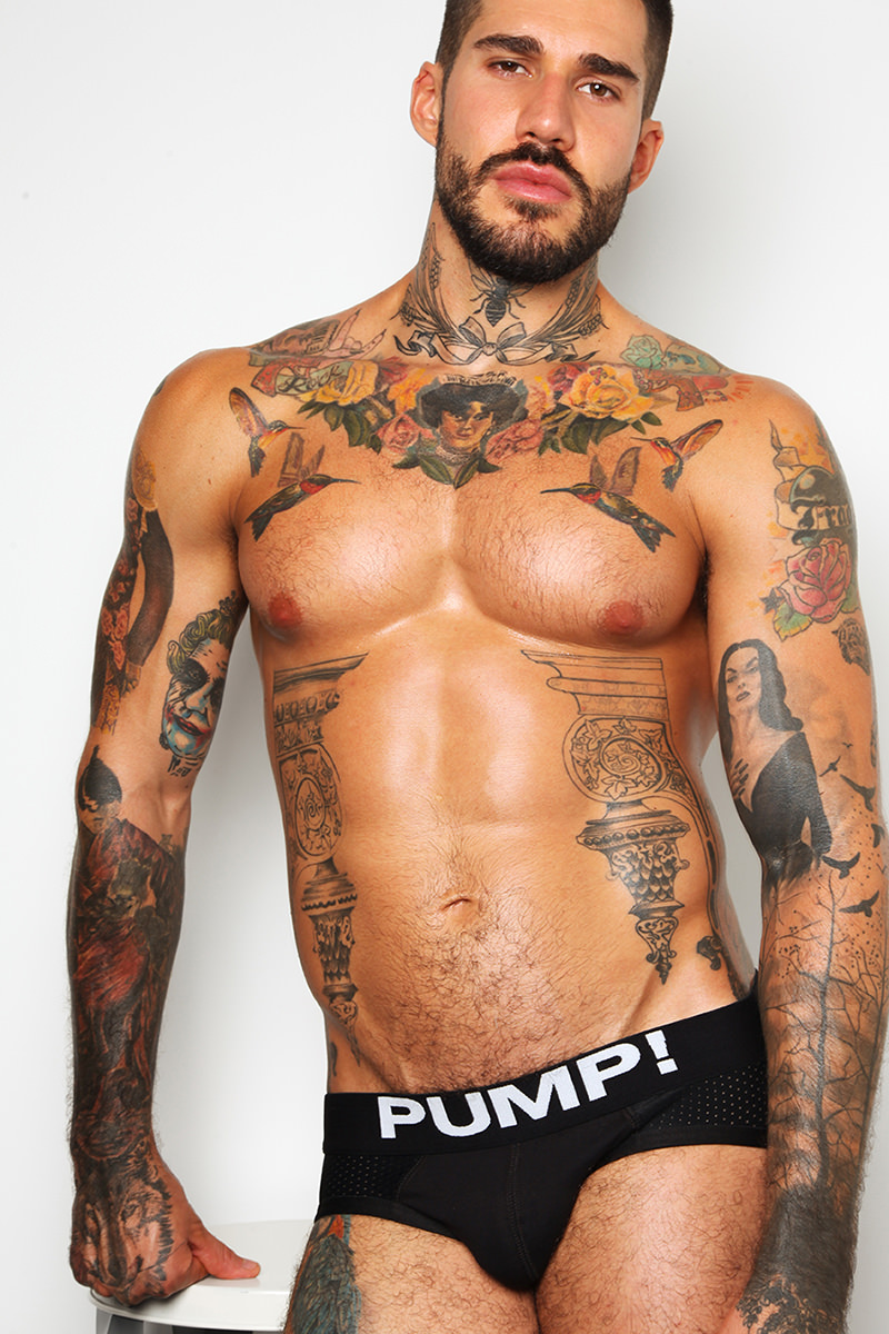 Pump! Black/White Classic Brief