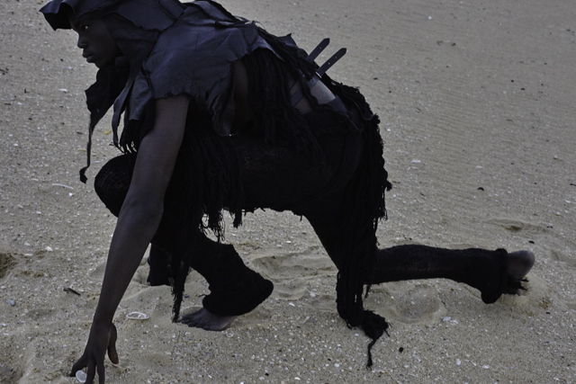 Top - SHARD by Bronte Wright X BLACK KRSNA Bottom - Balamrga Pants by BLACK KRSNA Accessories – Carma Hood Leather Harness – Stylists own.