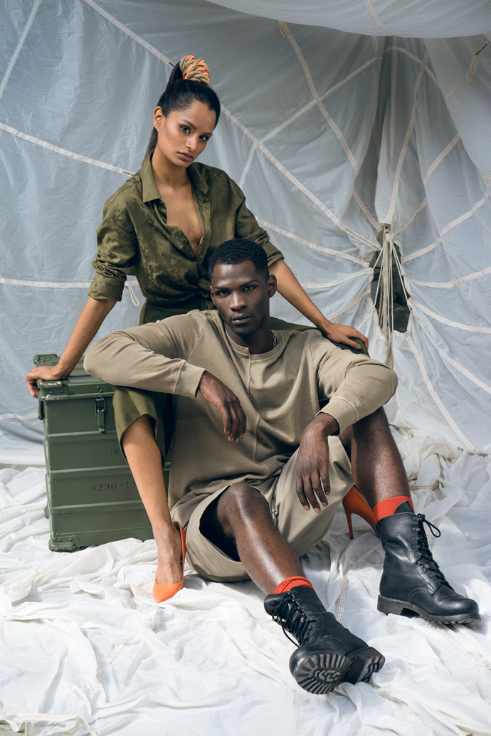 Rhina Mens Shirt: Zara Coulotte: Alexander McQueen Bracelet: Burberry Pumps: Gianvito Rossi Dennis Pullover: Zara Shorts: Mng Boots: Stylist Own