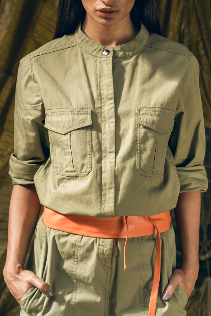 Jumpsuit: Athè Belt: Vintage