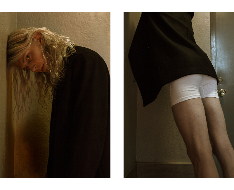 Left: Filippa K Jacket Right: Filippa K Jacket, Topman White underwear