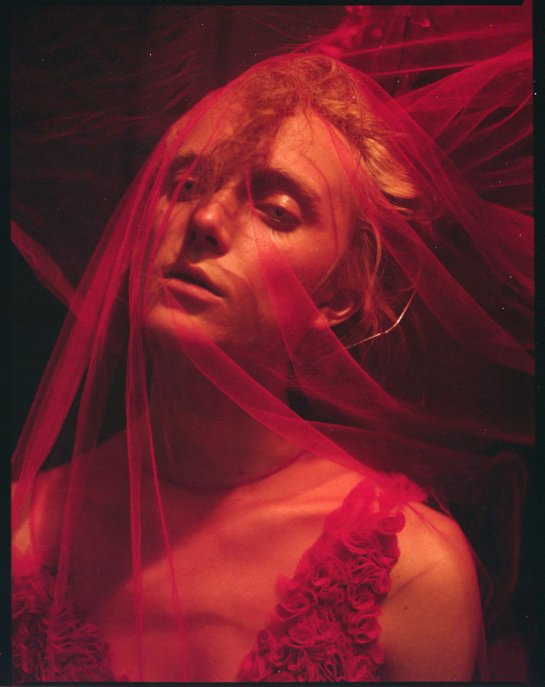 Dress and cape by Hiroshi Goto