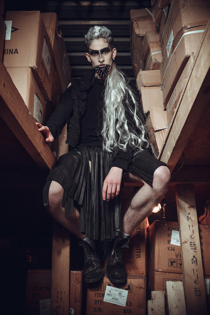 Jewellery by Michail Javroj Mouth Piece by US Fashion Source Top by HBA Skirt by HBA